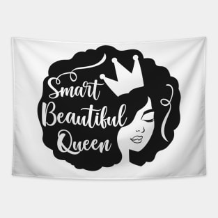 Smart Beautiful Black Queen Tapestry