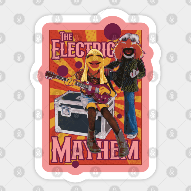 Electric Has The Pose - Electric Mayhem - Sticker