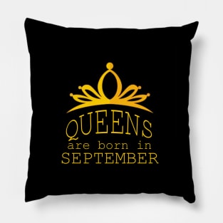 queens are born in september gift Pillow