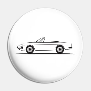 Alfa Romeo Giulietta Spider Duetto 80ies Black Pin