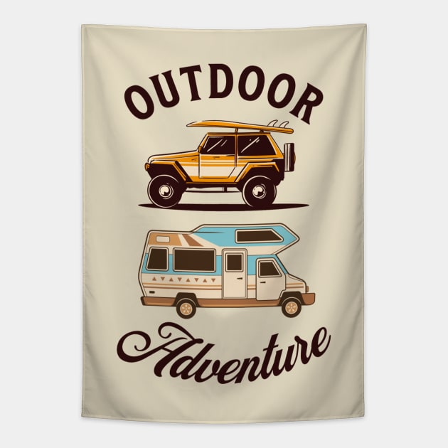 Outdoor Adventure Tapestry by Glenn Landas Digital Art