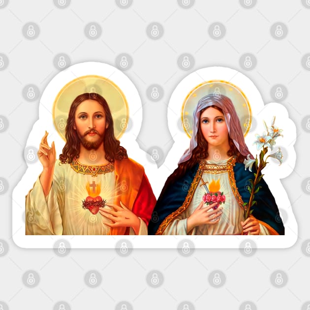 immaculate heart and sacred heart