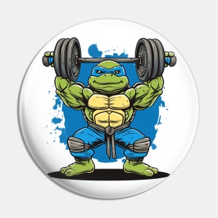 leonardo at gym Pin