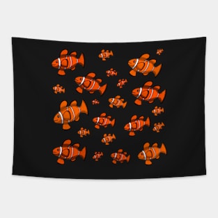 School of Clownfish Tapestry