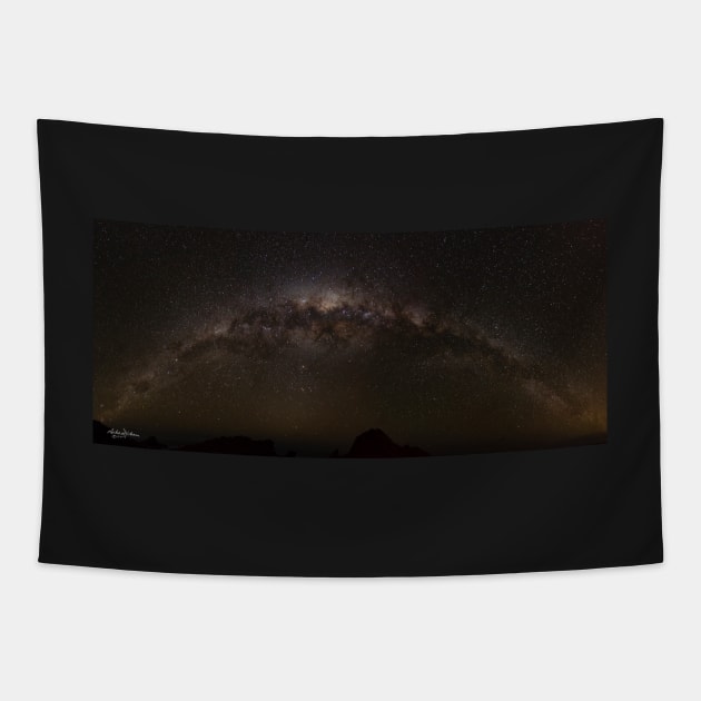 Milky Way on Sugarloaf Tapestry by lordveritas