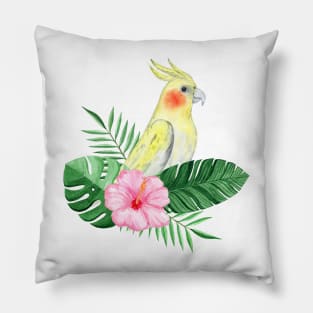 tropical bird Pillow