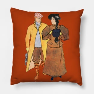 Edwardian Couple #2 Pillow