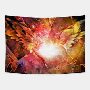 Wings Abstract painting Tapestry