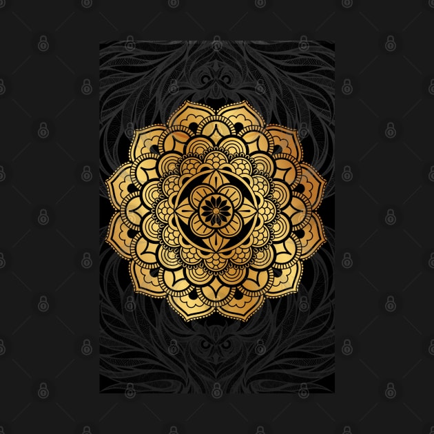 Golden Crown Chakra Effect by TheLaundryLady