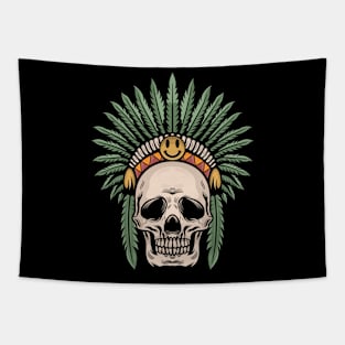 Skull hair Tapestry