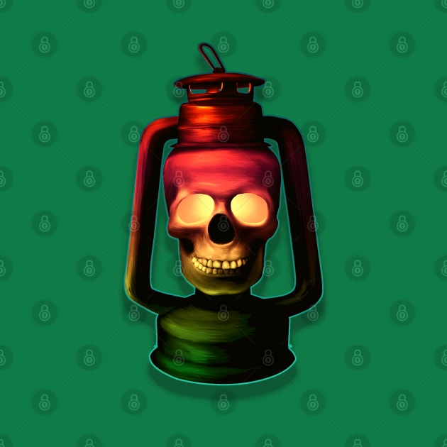 Skull Lantern by Kylie Paul