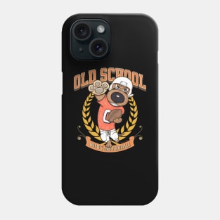 Funny Cute Doxie Dog playing Dachshund Football Phone Case