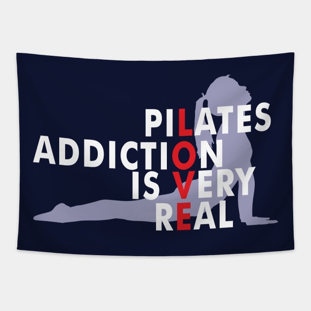 Pilates Addiction Tapestry by DacDibac