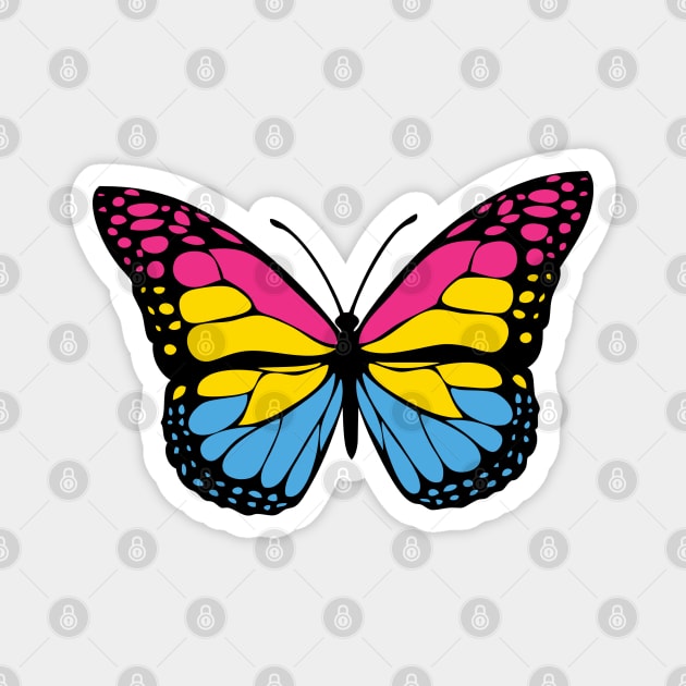 Pansexual Butterfly Magnet by TheQueerPotato