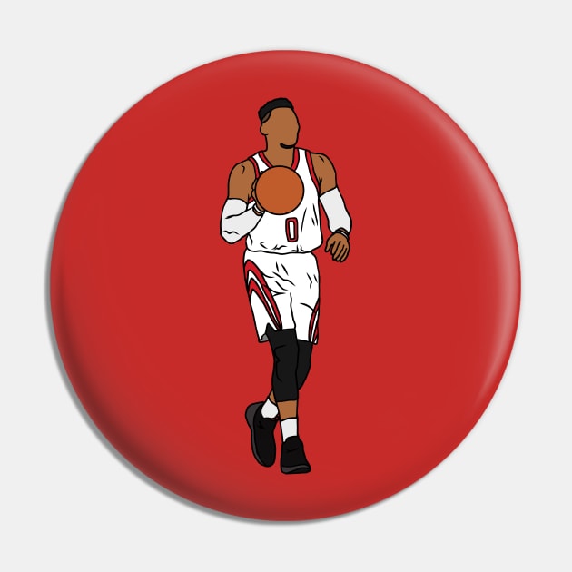 Russell Westbrook Rockets Pin by rattraptees