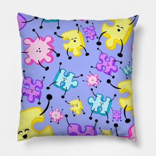 Happy Puzzler Pillow