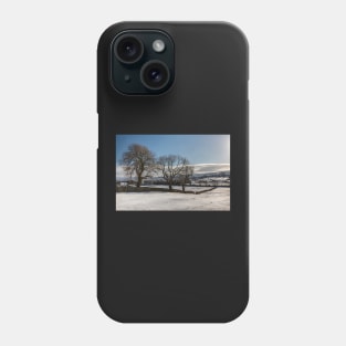 Snow Covered Yorkshire Dales Phone Case