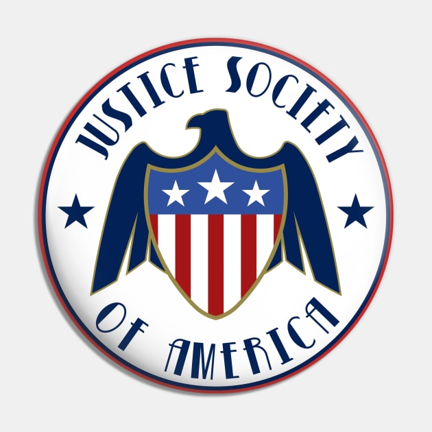 Justice Society of America Pin by fenixlaw