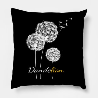 Flower beatiful Dandelion Pillow