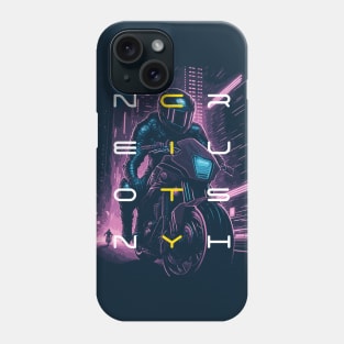 Racing the neon Phone Case