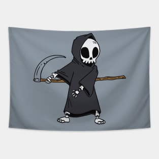 Flossing Grim Reaper // Funny Halloween Floss Dance Tapestry