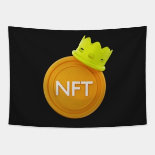 3D Nft King Tapestry