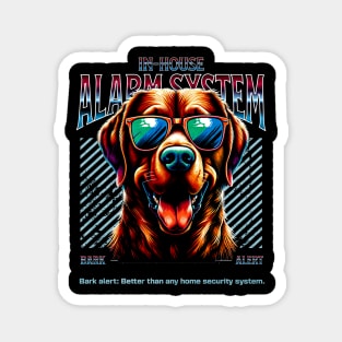 Bark Alert Chesapeake Bay Retriever Dog Magnet