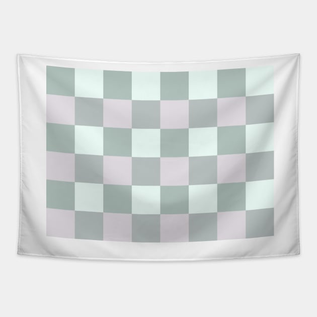 Silvervision Checkerboard Print 3 Tapestry by ninasilver