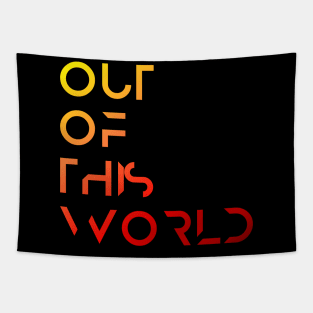 Out of this World- Red/Orange Tapestry