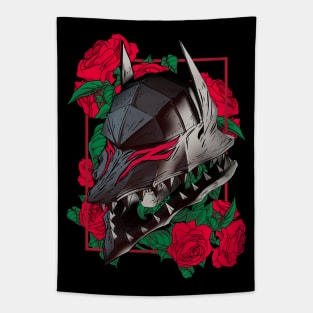 Floral x Berserker Helmet Red Version (Alternate) Tapestry