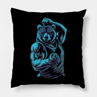 Burly Bear 1 Pillow