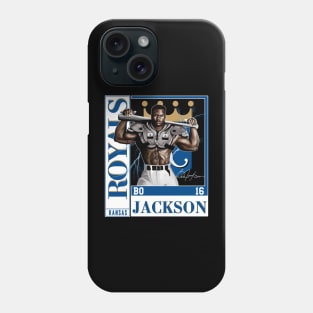 Bo Jackson Bo Knows Signature Vintage Legend Baseball Football Bootleg Rap Graphic Style Phone Case