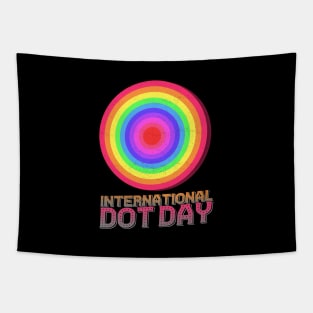 'Rainbow Dot' Awesome International Dot Day Gift Tapestry