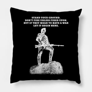 Stand Your Ground (Small Light Design) Pillow