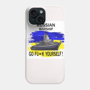 Russian warship Phone Case