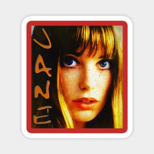 Jane Birkin//Vintage Potrait Magnet