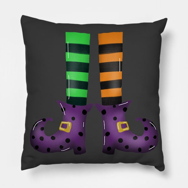 witch FEET Pillow by ithacaplus