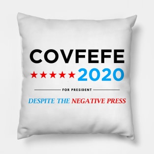 Covfefe for President 2020 - Vote Covfefe Election (black) Pillow
