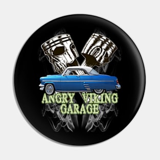 Angry Viking Garage Pin