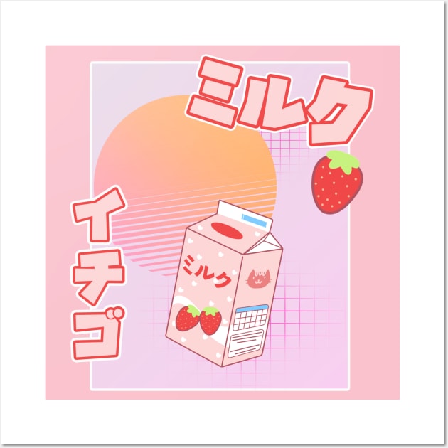 Kawaii Anime Chibi - Strawberry lover' Sticker