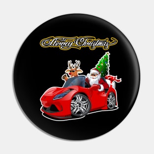 Christmas Greeting Card Pin