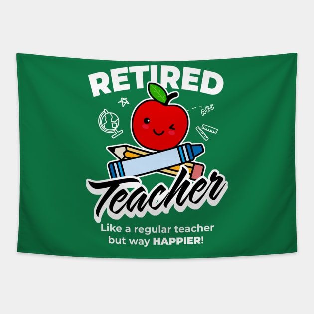 Retired Teacher Tapestry by emodist