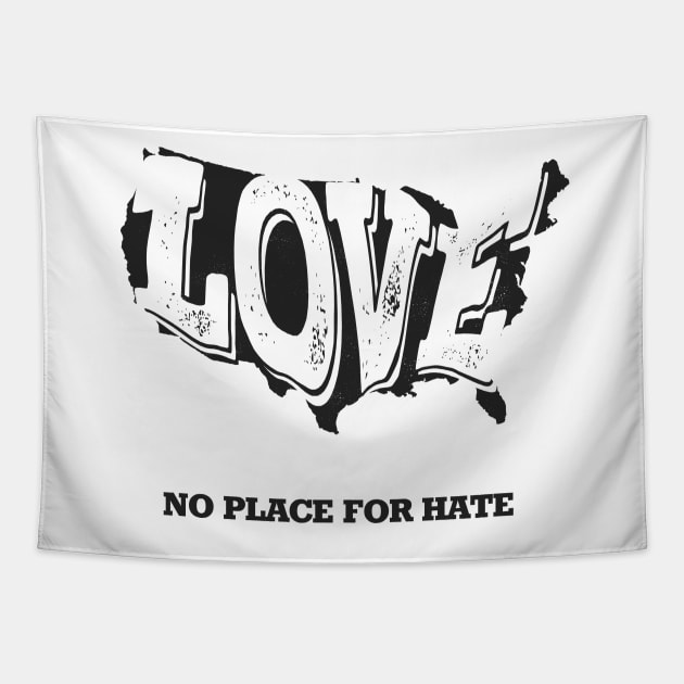 No Place For Hate Tapestry by YBCD