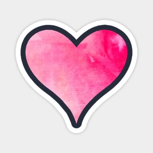 Love Pink Watercolor Magnet