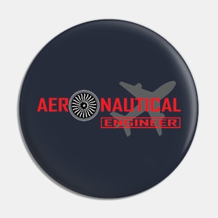 aeronautical engineer with plane and turbine image Pin