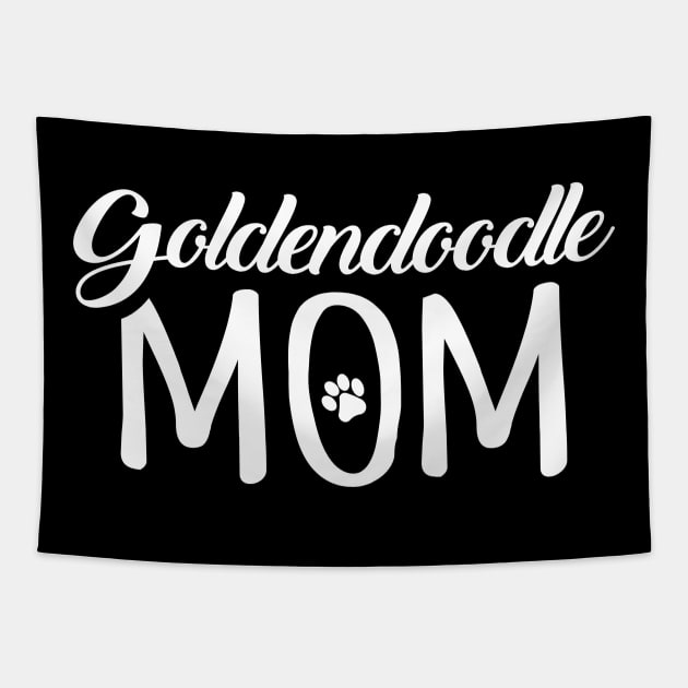 'Goldendoodle Mom' Cool Pet Dog Gift Tapestry by ourwackyhome