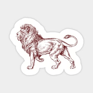 lion shirt Magnet