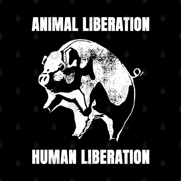 animal liberation human liberation by moronicart