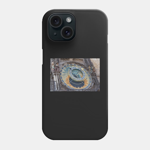 Prague's Astronomical Clock - Prague, Czech Republic Phone Case by josefpittner