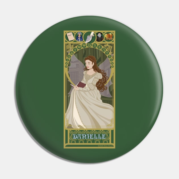 Danielle - art nouveau - Ever After Pin by captainlaserbeam